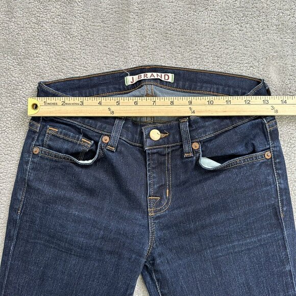 J Brand Women's Babe Flare Bell Bottom Stretch Denim Jeans Size 26 Blue Made USA - Picture 6 of 13